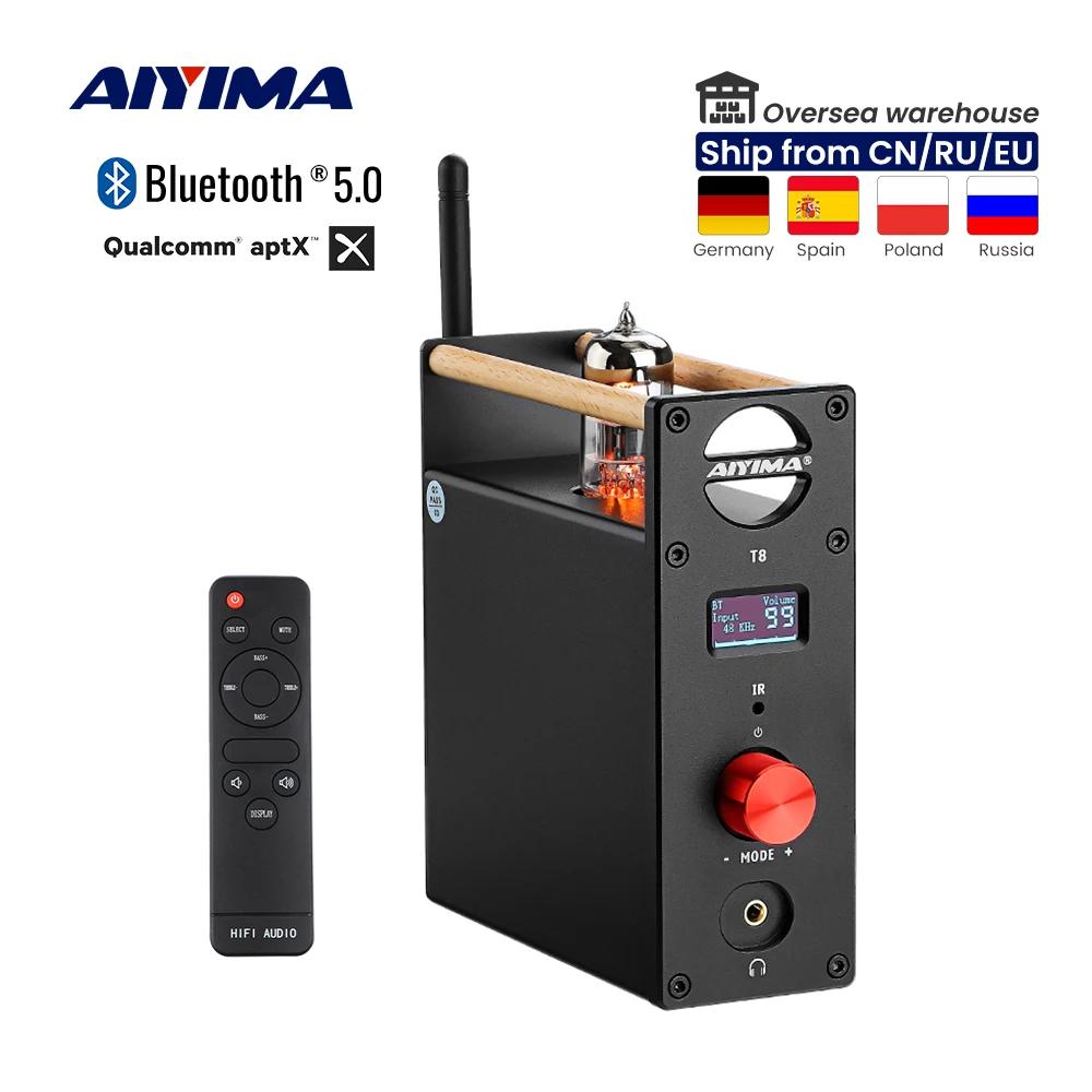 AIYIMA  T8 Ʃ ,  5.0, APTX OPA1656 , USB DAC , AMP   ڵ